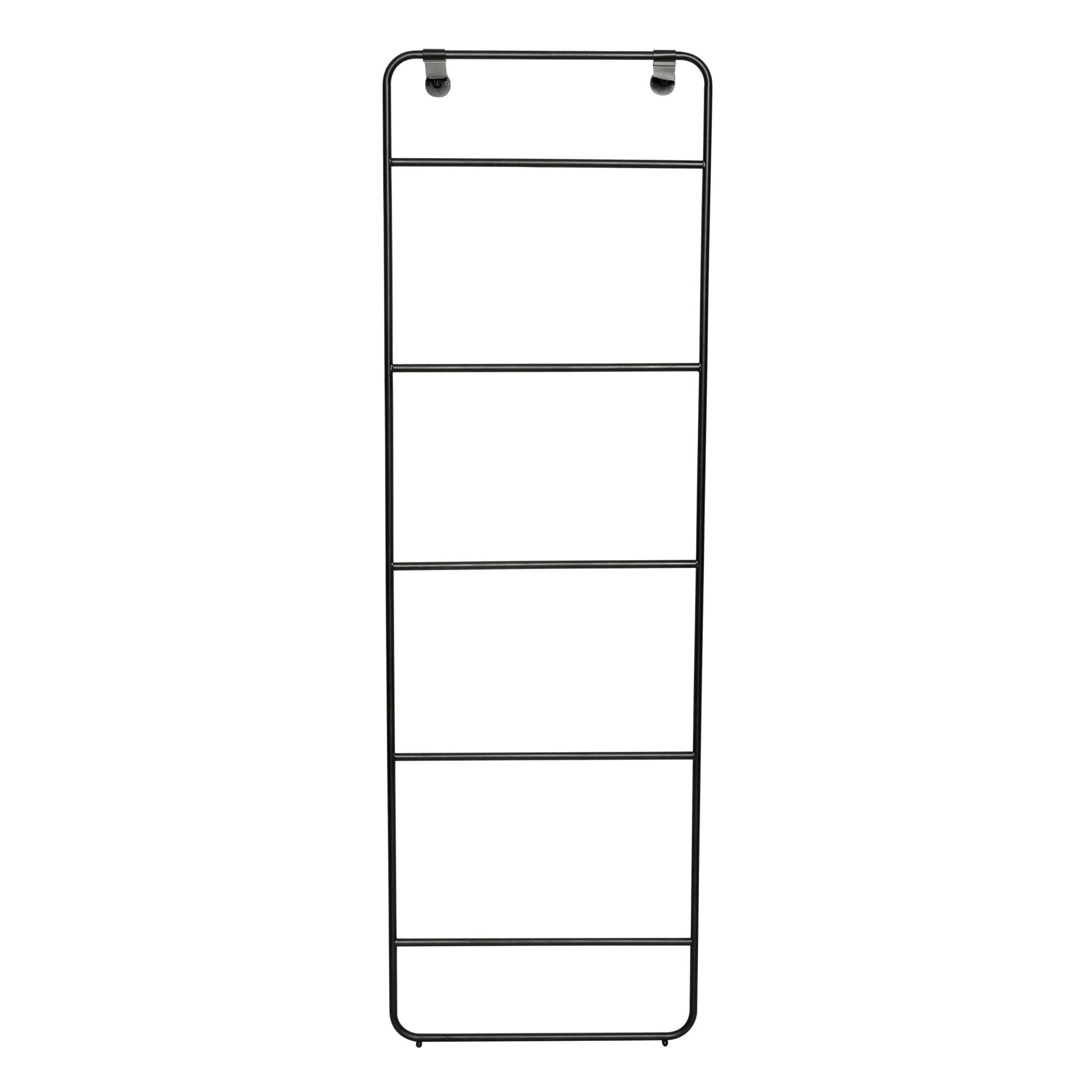 Suport pentru baie, Muubs Copenhaga, negru, 190 x 60 x 2 cm