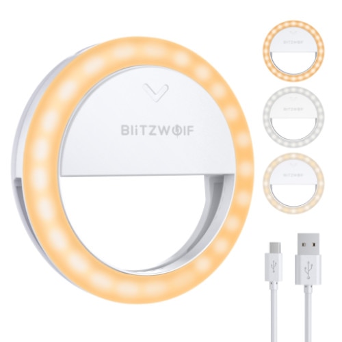 Obiectiv Pentru Smartphone Blitzwolf Bw-sl1 Cu Lampa