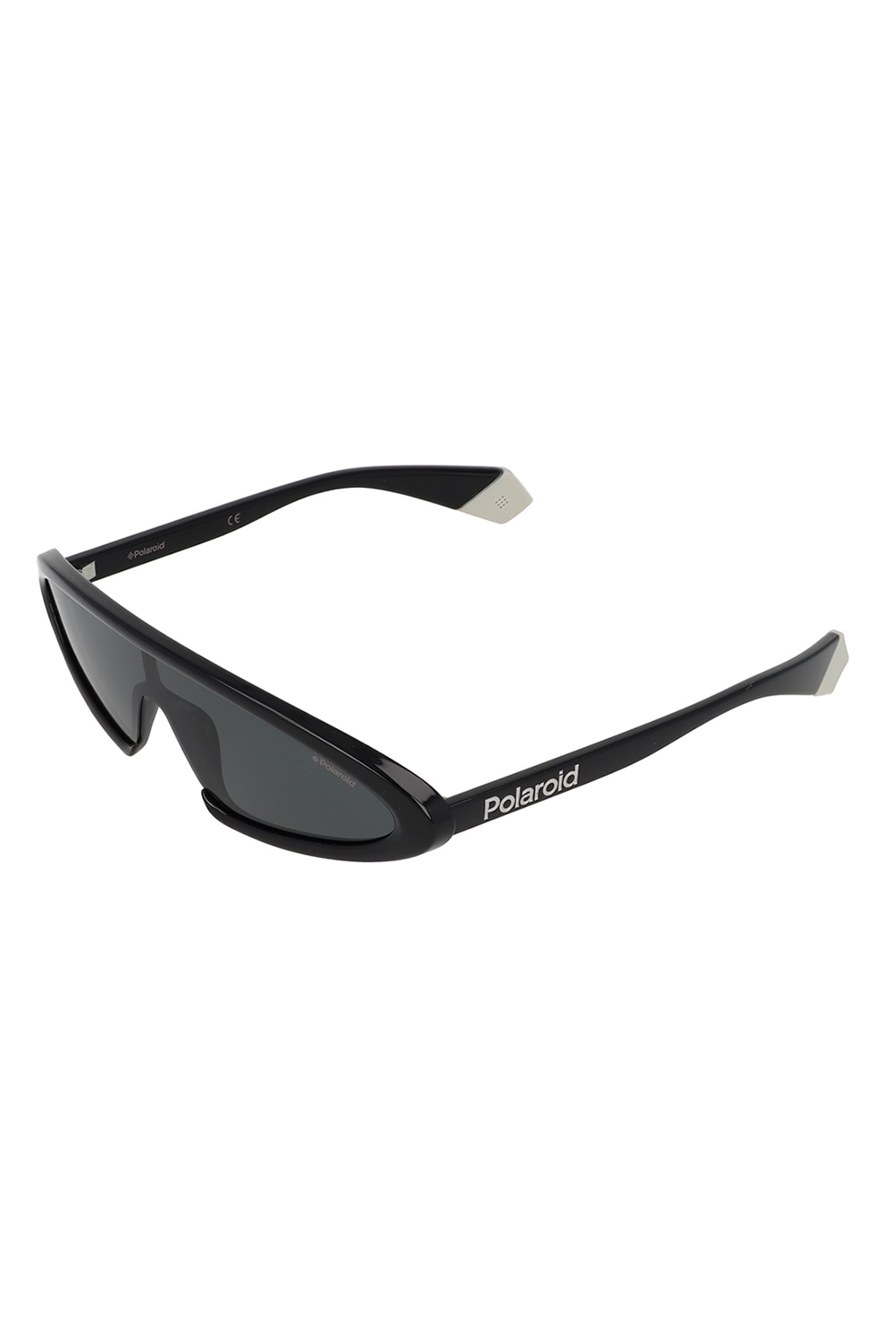 Polaroid, Ochelari de soare wrap polarizati, Negru, 99-0-140 Standard