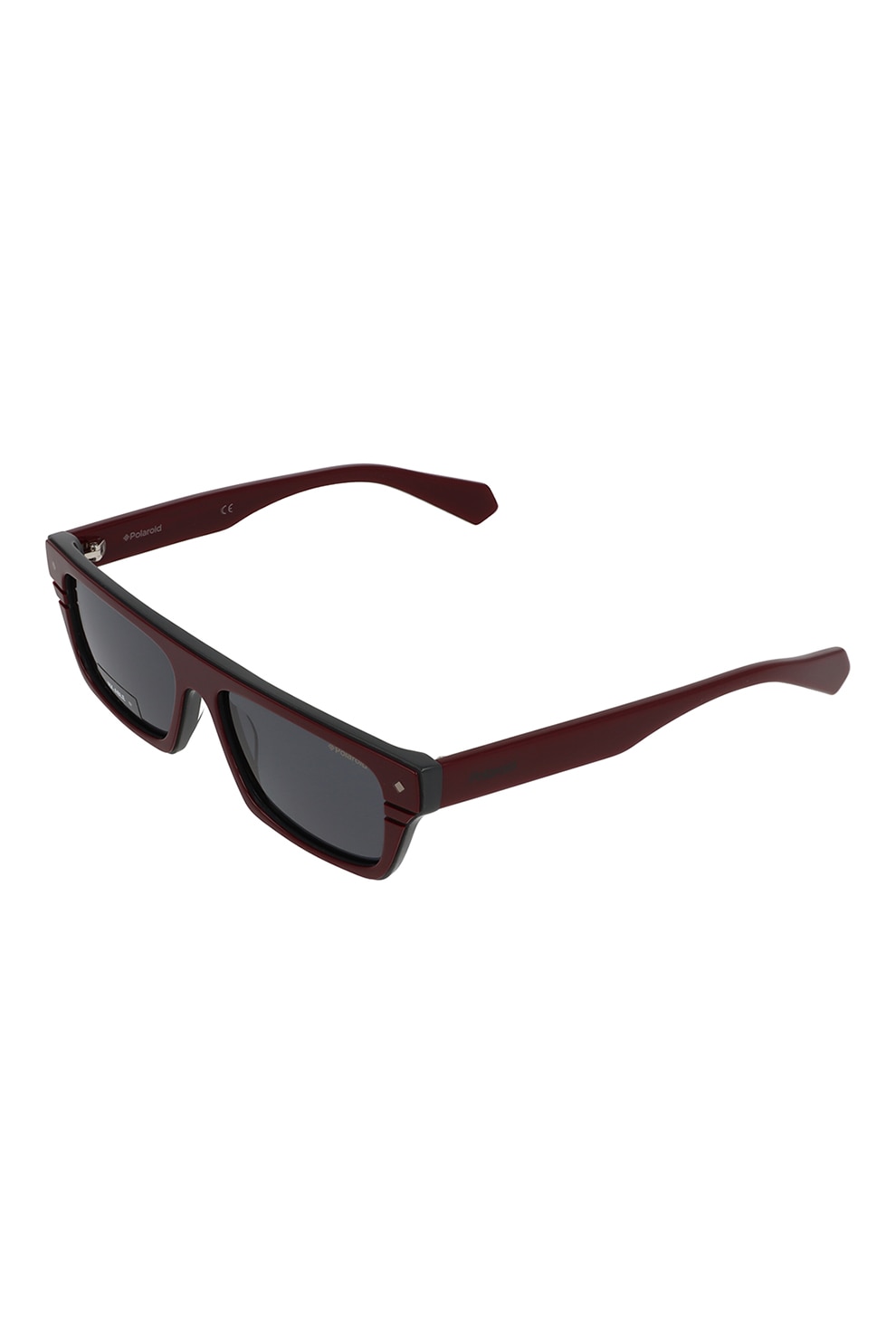 Polaroid, Ochelari de soare dreptunghiulari unisex polarizati, Coniac, 53-15-140 Standard