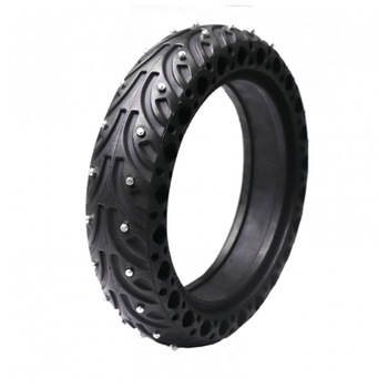 Anvelopa 8.5 inch plina cauciuc de zapada cu nituri anti-derapante de iarna, pentru trotineta electrica Anvelopa 8.5 inch plina cauciuc de zapada cu nituri anti-derapante de iarna, pentru trotineta electrica