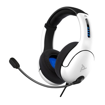 Casti Gaming LVL50 Cablu Stereo PS4, Alb Casti Gaming LVL50 Cablu Stereo PS4, Alb