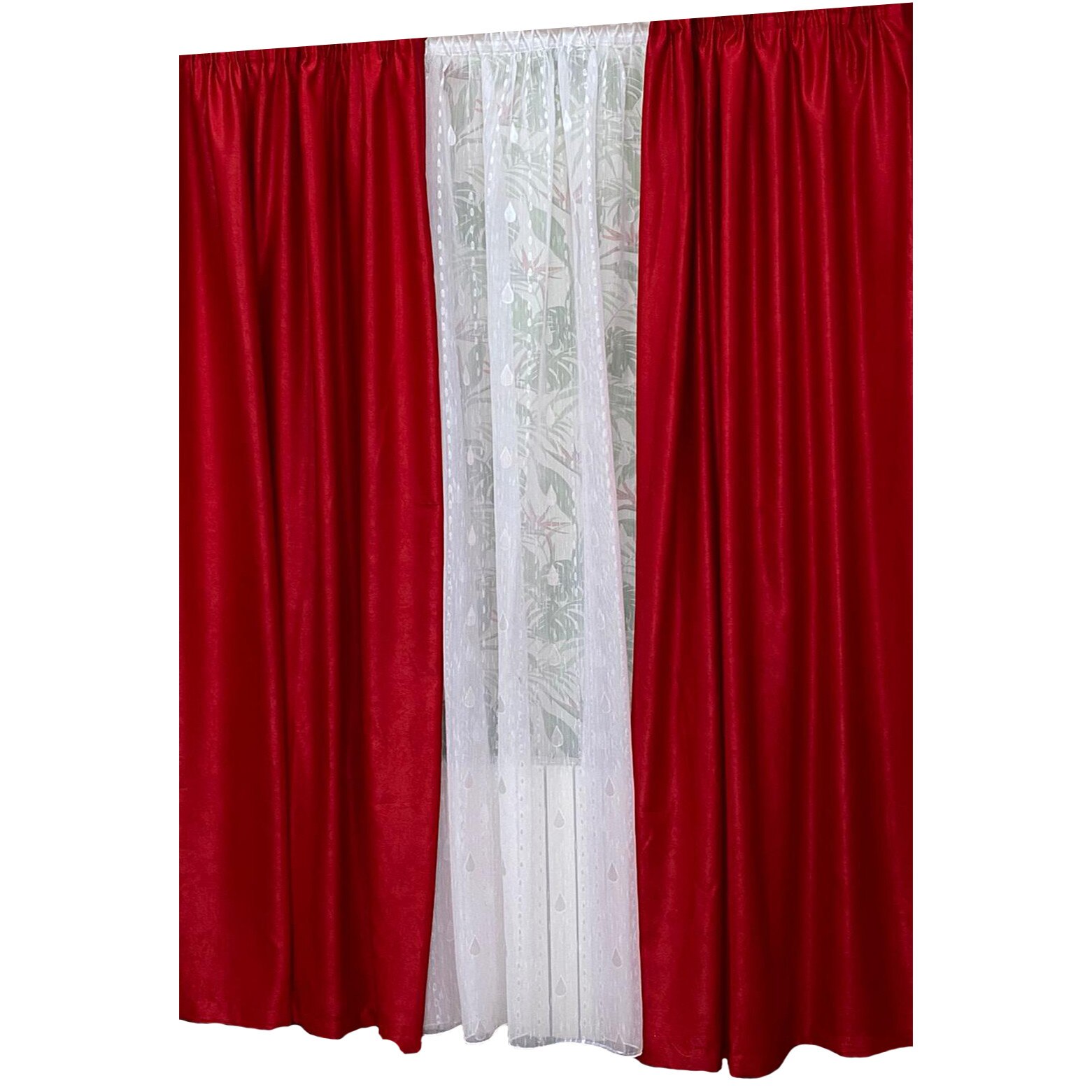 Set doua draperii 140X245cm si perdea 300X245cm by Liz Line-SDP48