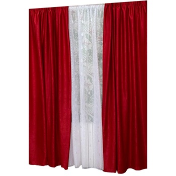 Set doua draperii 140X245cm si perdea 300X245cm by Liz Line-SDP48 Set doua draperii 140X245cm si perdea 300X245cm by Liz Line-SDP48