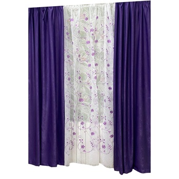 Set INNA doua draperii 140X245cm si perdea 300X245cm by Liz Line-SDP46 Set INNA doua draperii 140X245cm si perdea 300X245cm by Liz Line-SDP46