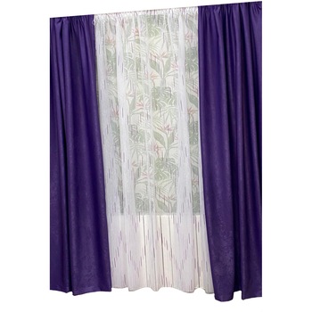 Set doua draperii 140X245cm si perdea 300X245cm by Liz Line-SDP44 Set doua draperii 140X245cm si perdea 300X245cm by Liz Line-SDP44