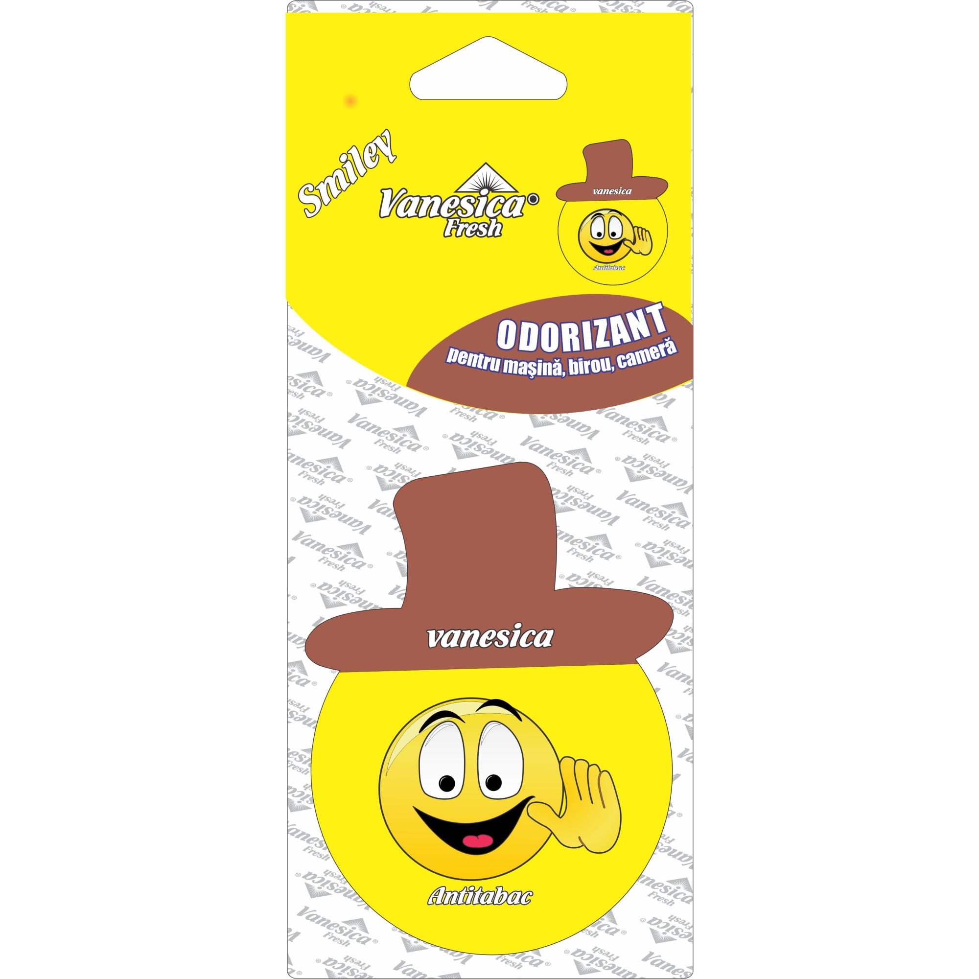 Odorizant auto Smiley, aroma antitabac