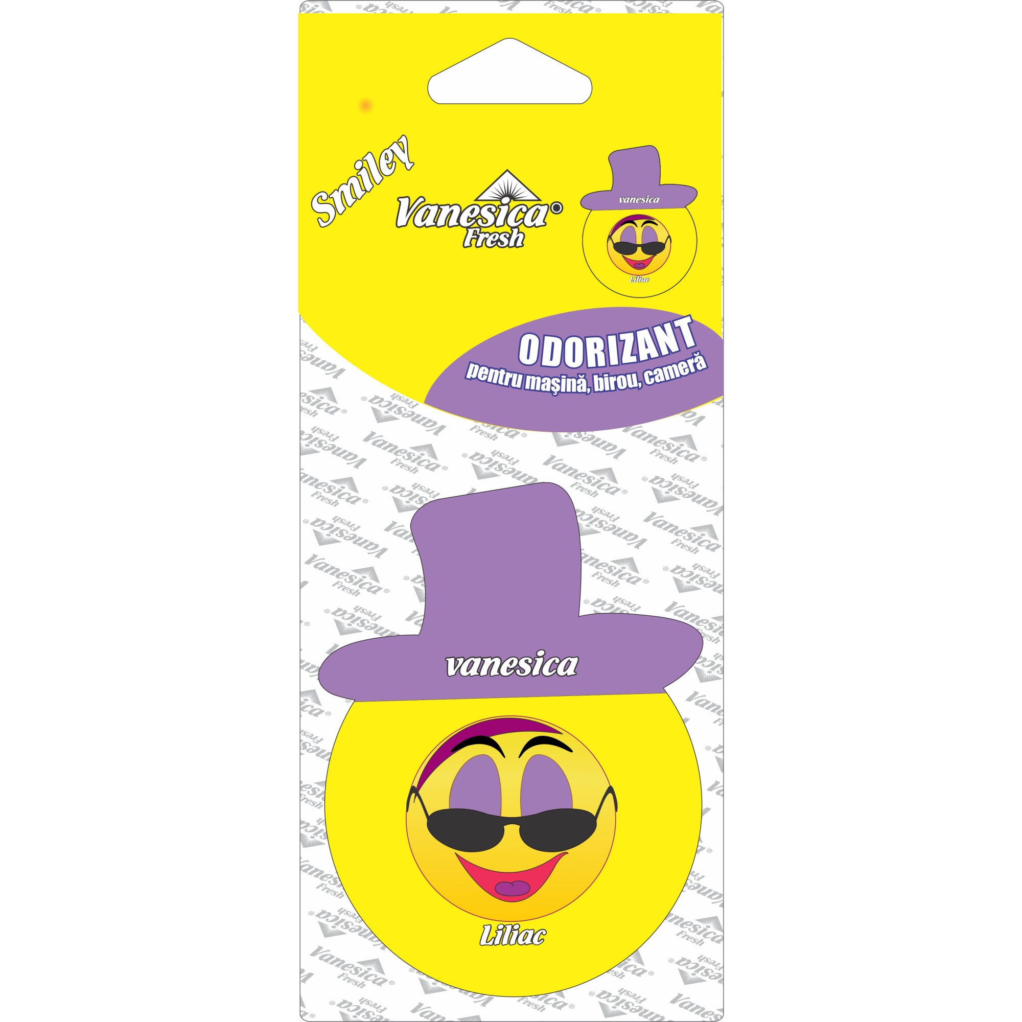 Odorizant auto Smiley, aroma liliac