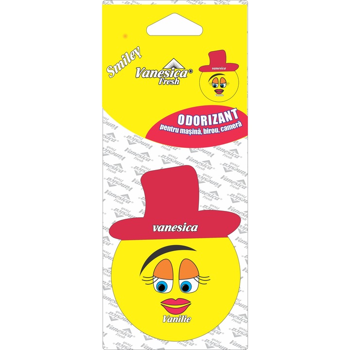 Odorizant auto Smiley, aroma Vanilie