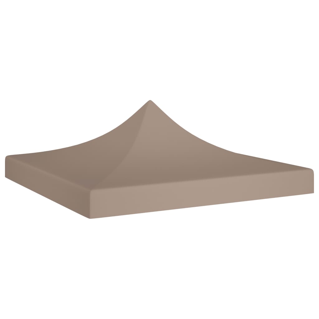 Copertina acoperis cort tip pop-up, vidaXL, Poliester, 600D, 3 x 3 m, Gri taupe