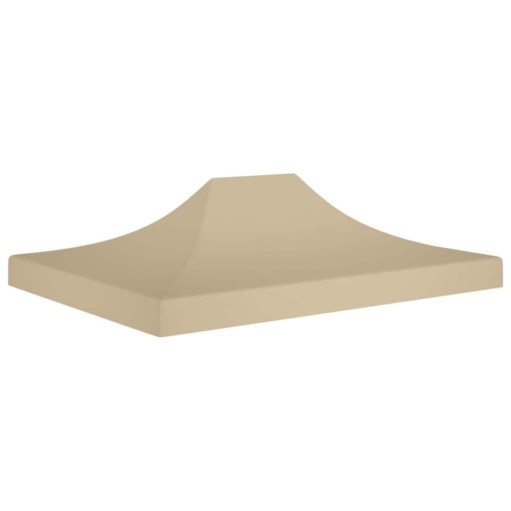 Copertina acoperis cort tip pop-up, vidaXL, Poliester, 600D, 4.5 x 3 m, Bej