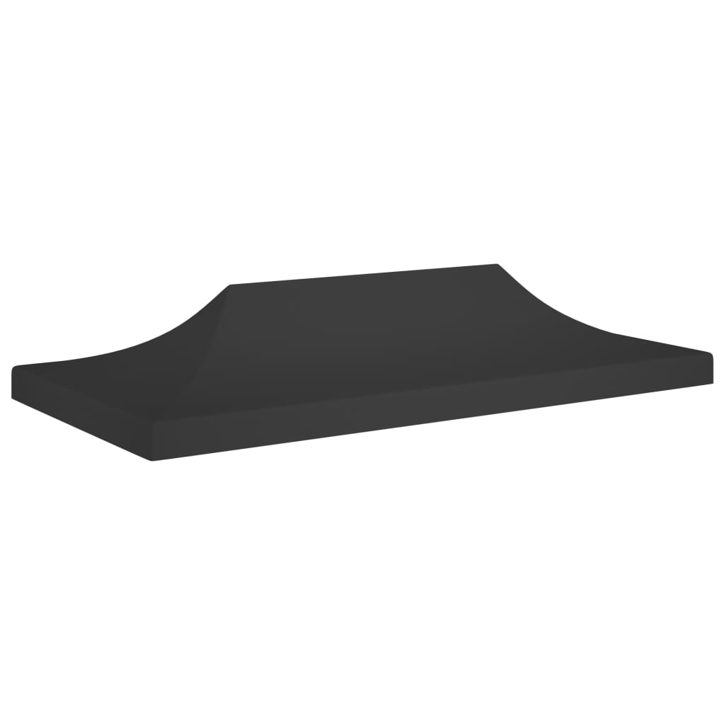 Copertina acoperis cort tip pop-up, vidaXL, Poliester, 600D, 6 x 3 m, Negru