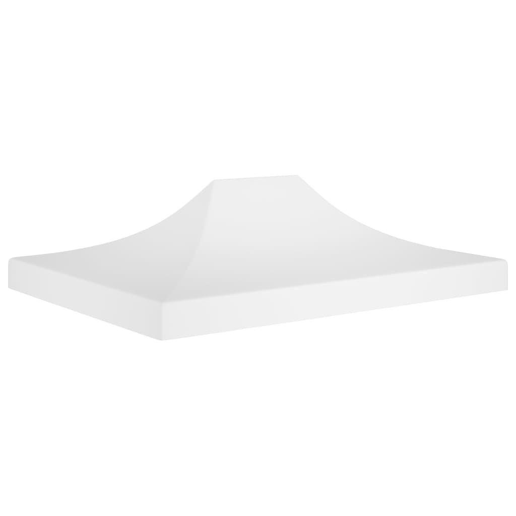 Copertina acoperis cort tip pop-up, vidaXL, Poliester, 600D, 4.5 x 3 m, Alb