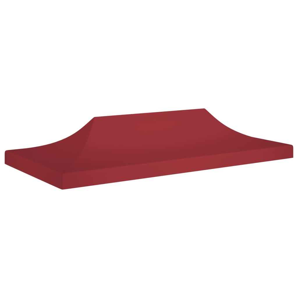 Copertina acoperis cort tip pop-up, vidaXL, Poliester, 600D, 6 x 3 m, Rosu