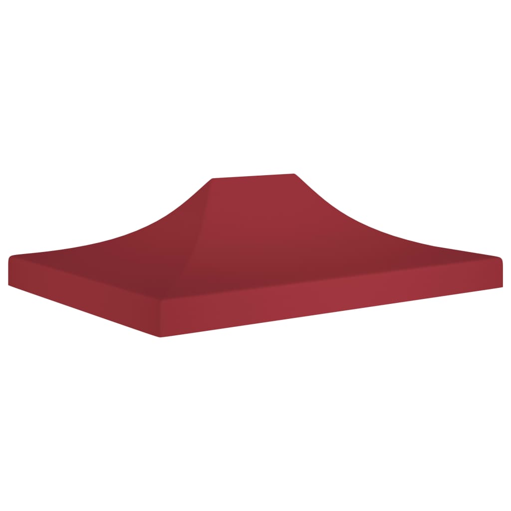 Copertina acoperis cort tip pop-up, vidaXL, Poliester, 600D, 4.5 x 3 m, Grena
