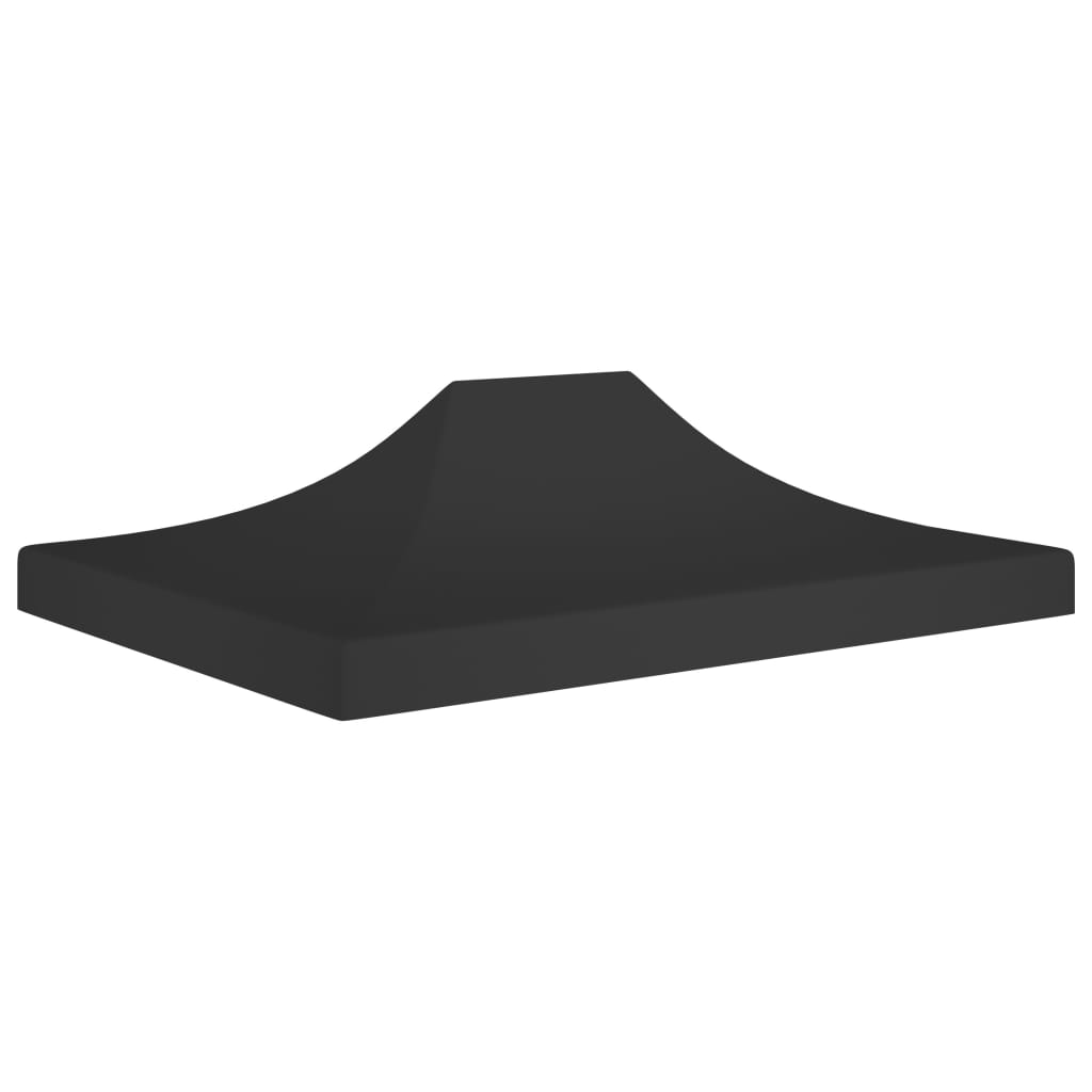 Copertina acoperis cort tip pop-up, vidaXL, Poliester, 600D, 4 x 3 m, Negru