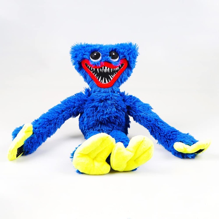 Плюшена играчка VRZ, Huggy Wuggy, Голям Хъги Лъги, 75см, Син