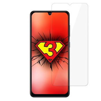 Folie Protectie Sticla Flexibila 3MK pentru Samsung Galaxy A32 4G, Structura Incasabila, 7H, 0.3 mm, Transparenta Folie Protectie Sticla Flexibila 3MK pentru Samsung Galaxy A32 4G, Structura Incasabila, 7H, 0.3 mm, Transparenta