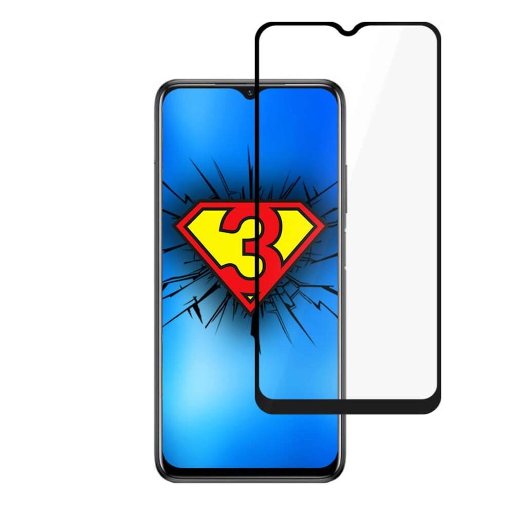 Folie Sticla 3MK HardGlass Max Lite pentru Xiaomi Redmi 9T / Poco M3, 3D, Negru