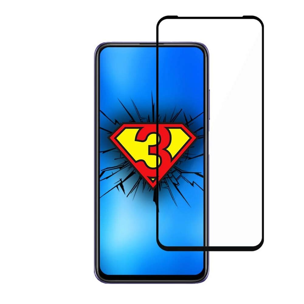 Folie Sticla 3MK HardGlass Max Lite pentru Xiaomi Redmi Note 9T 5G, 3D, Negru