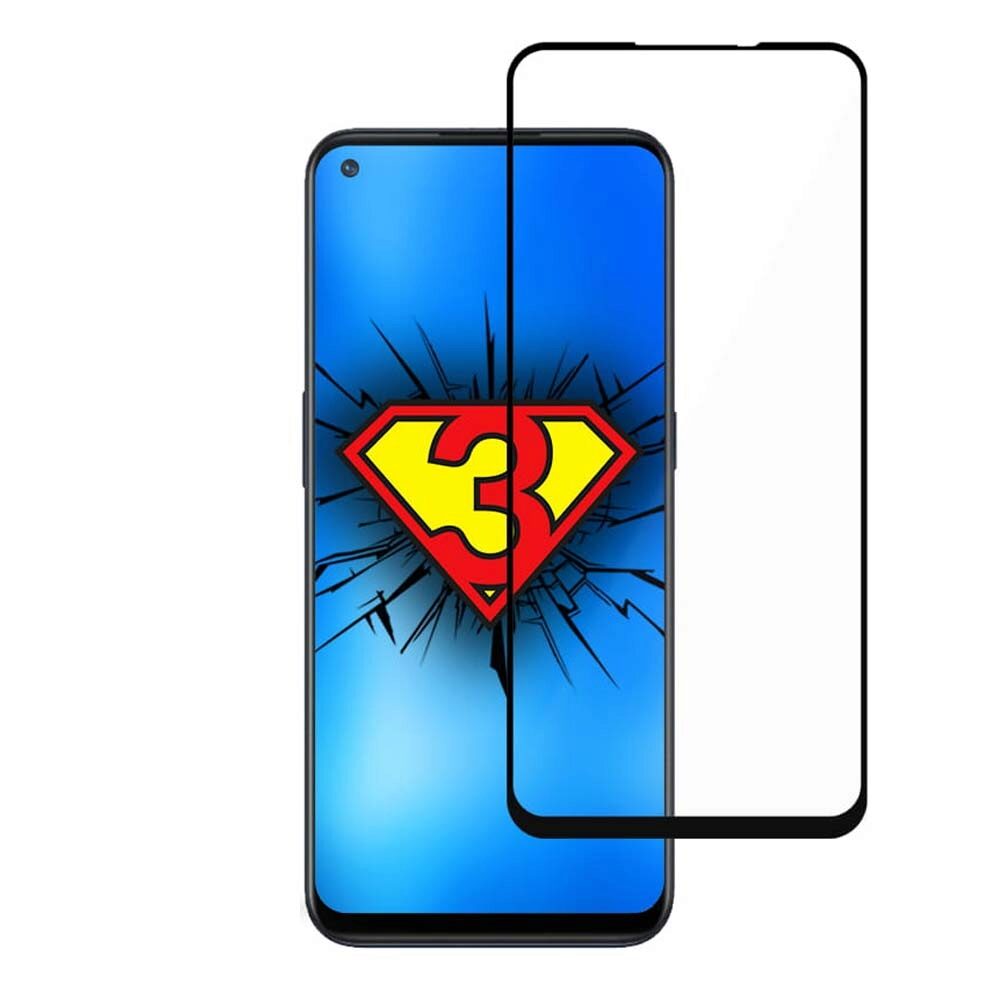 Folie Sticla 3MK HardGlass Max Lite pentru OnePlus Nord N10 5G, 3D, Negru