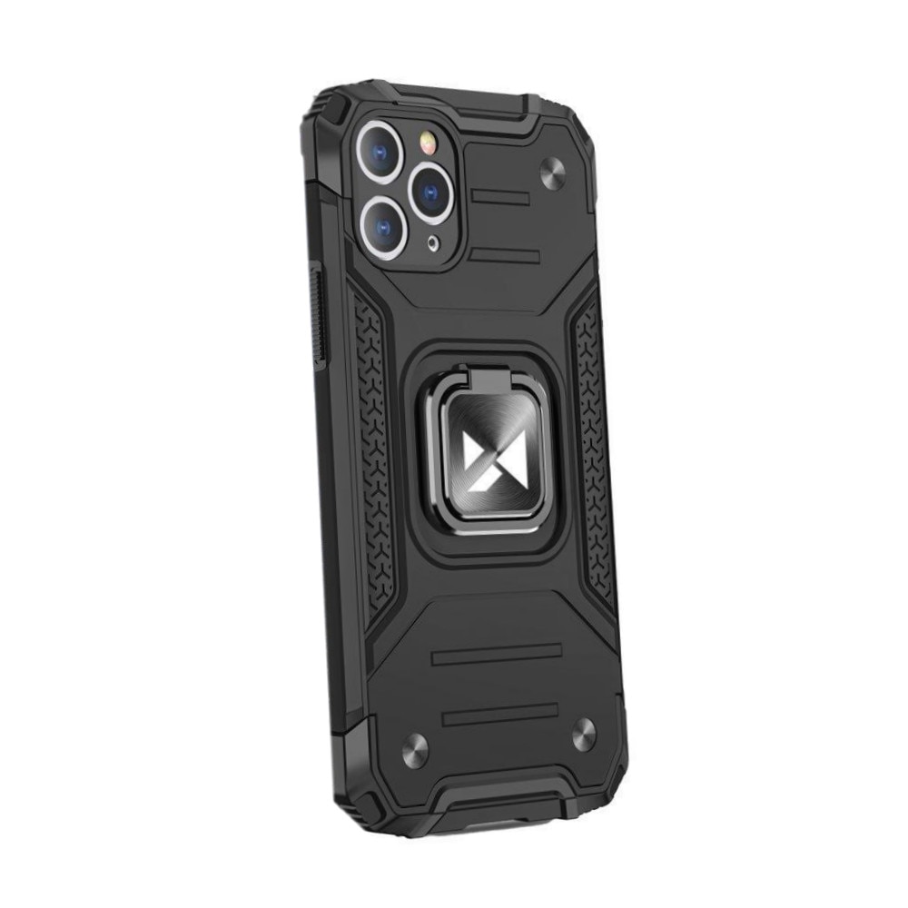 Husa pentru Xiaomi Poco F3 / Mi 11i ring armor kickstand tough rugged black