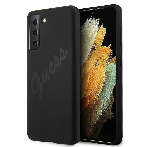 Husa pentru Samsung S21 Plus Guess Script Vintage black