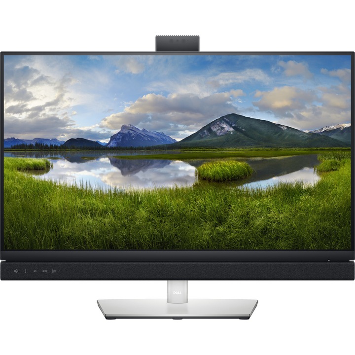 Dell C2722DE Monitor, IPS, 27", QHD, 5ms, Soundbar, Display Port, HDMI, USB, USB-C, Fekete/Szürke
