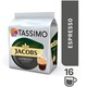 Pachet 12 cutii capsule cafea Tassimo Jacobso + Espressor Bosch Tassimo Style, 1400W, 0.7l, Intellibrew, Portocaliu