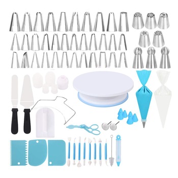 Set cofetarie decorat tort LeeXo, 107 piese cu sabloane pentru ornarea/decorarea prajiturilor, set patiserie profesional Set cofetarie decorat tort LeeXo, 107 piese cu sabloane pentru ornarea/decorarea prajiturilor, set patiserie profesional