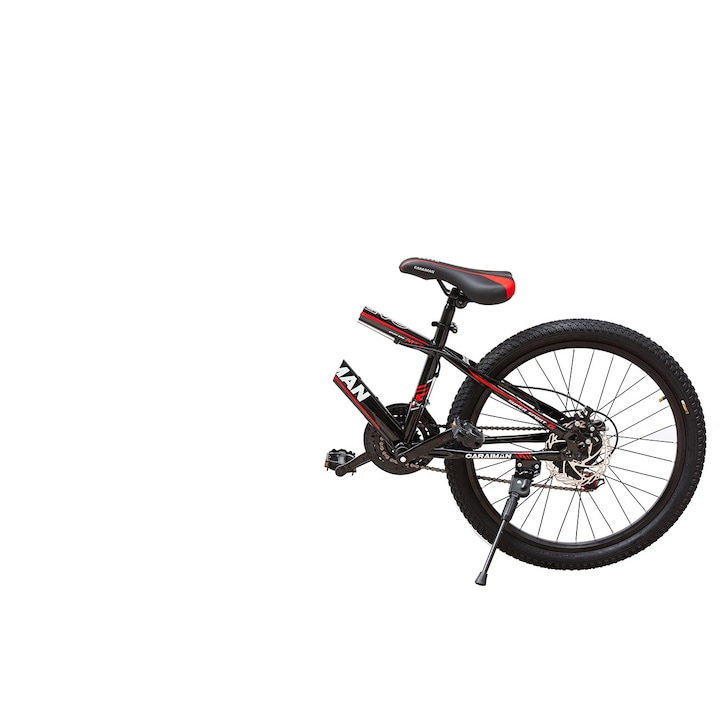 Велосипед Go Kart, Caraiman 26", дискова спирачка, 21 скорости, Черен/червен