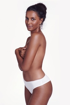 Lisca, Chiloti brazilieni din amestec de modal Emma, Alb Lisca, Chiloti brazilieni din amestec de modal Emma, Alb