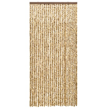 Perdea pentru insecte de exterior, vidaXL, Polipropilena, 90 x 220 cm, Bej/Maro Perdea pentru insecte de exterior, vidaXL, Polipropilena, 90 x 220 cm, Bej/Maro