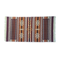 covor tip traversa model traditional doua fete 200 x 80 cm  maro portocaliu crem imagen 35_0_
0