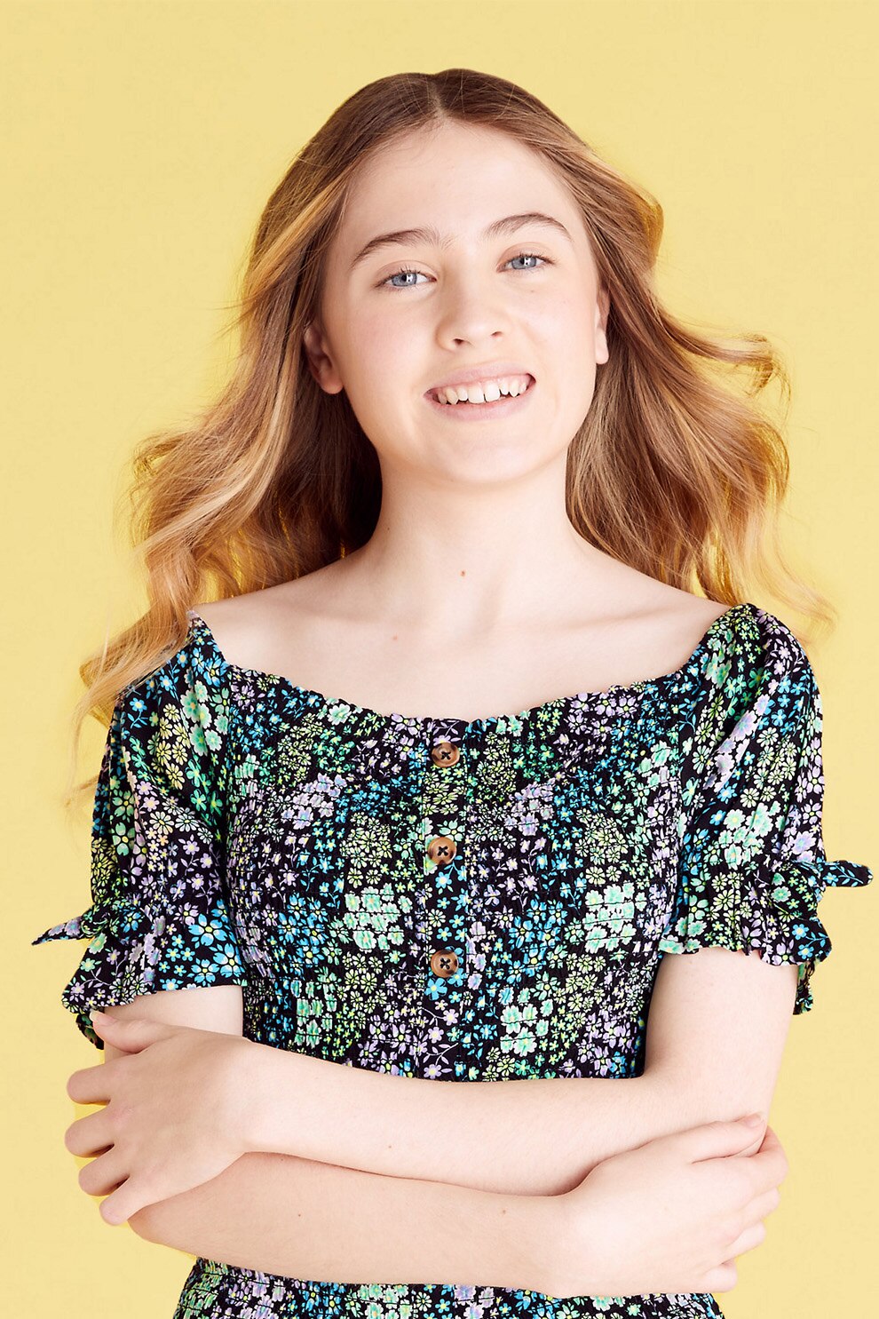 Marks & Spencer, Bluza cu model floral, Multicolora