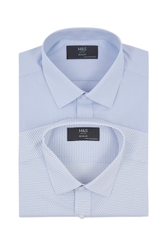 marks amp spencer set de camasi cu model cu buline si dungi - 2 piese albastru lavanda imagen 20_0_
0