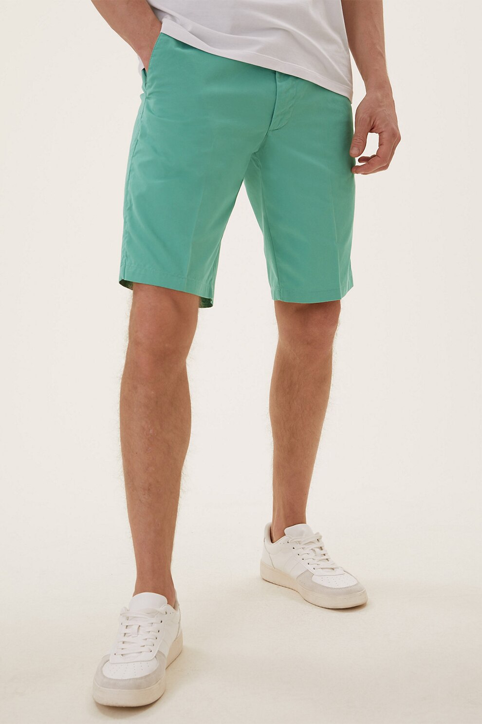 Marks & Spencer, Pantaloni scurti chino, Albastru aquamarin