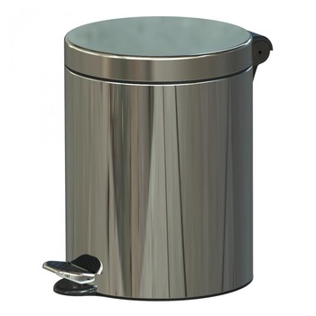 Cos de gunoi cu pedala Studio Casa, Opera, 5L, Inox Cos de gunoi cu pedala Studio Casa, Opera, 5L, Inox