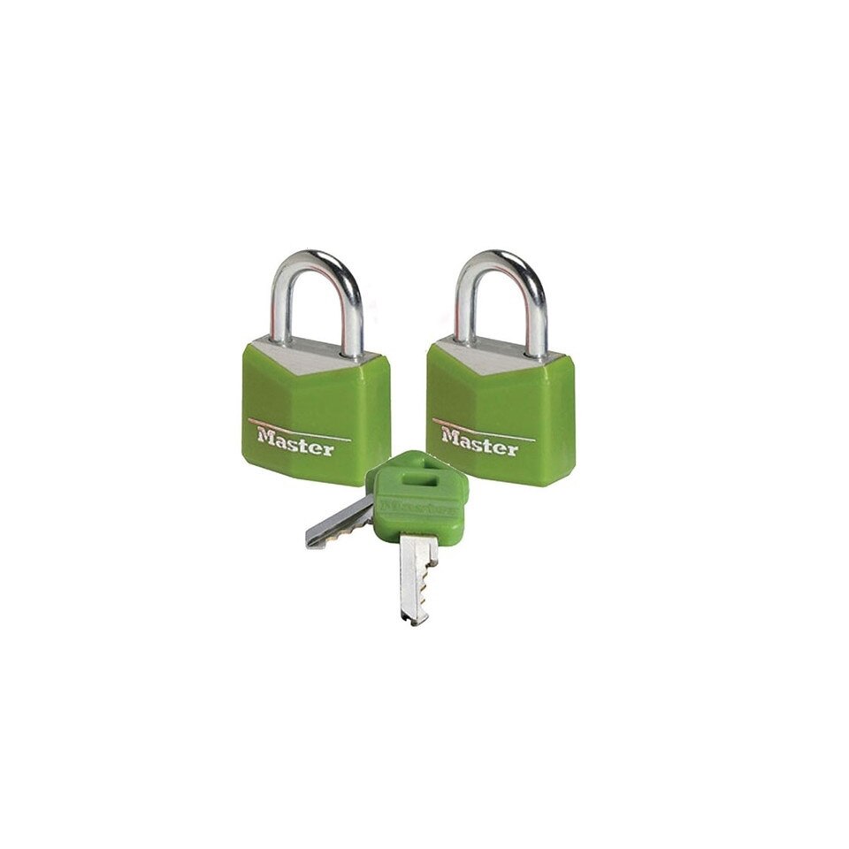Set 2 mini lacate bagaje, chei unice, Masterlock