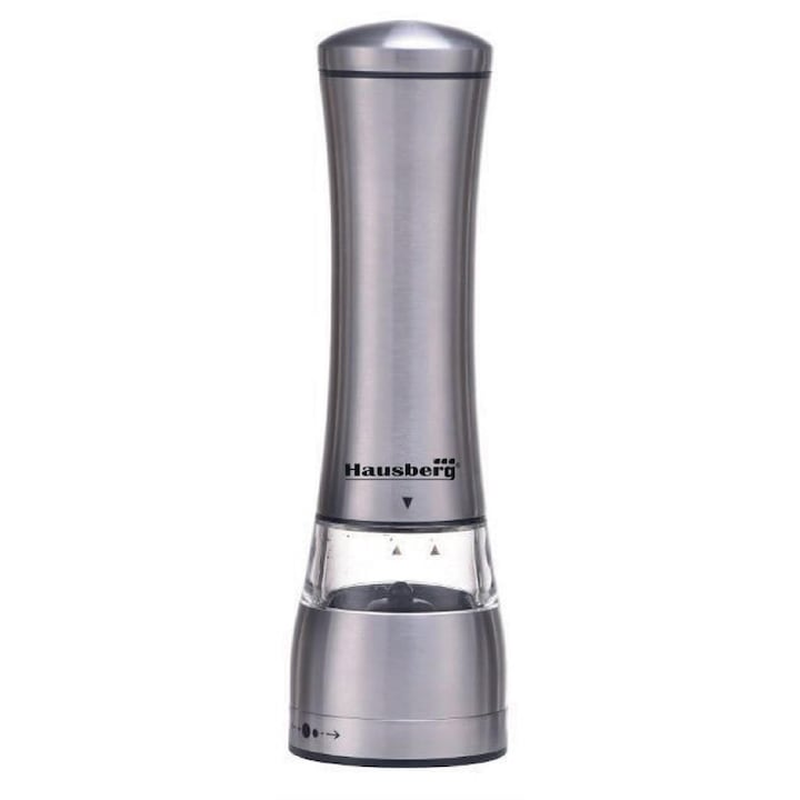 Hausberg HB-H7600 só-/borsdaráló, kézi, 22 cm, rozsdamentes acél