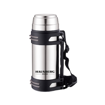 Termos Hausberg HB-H1456, capacitate 2000ml, material inox Termos Hausberg HB-H1456, capacitate 2000ml, material inox