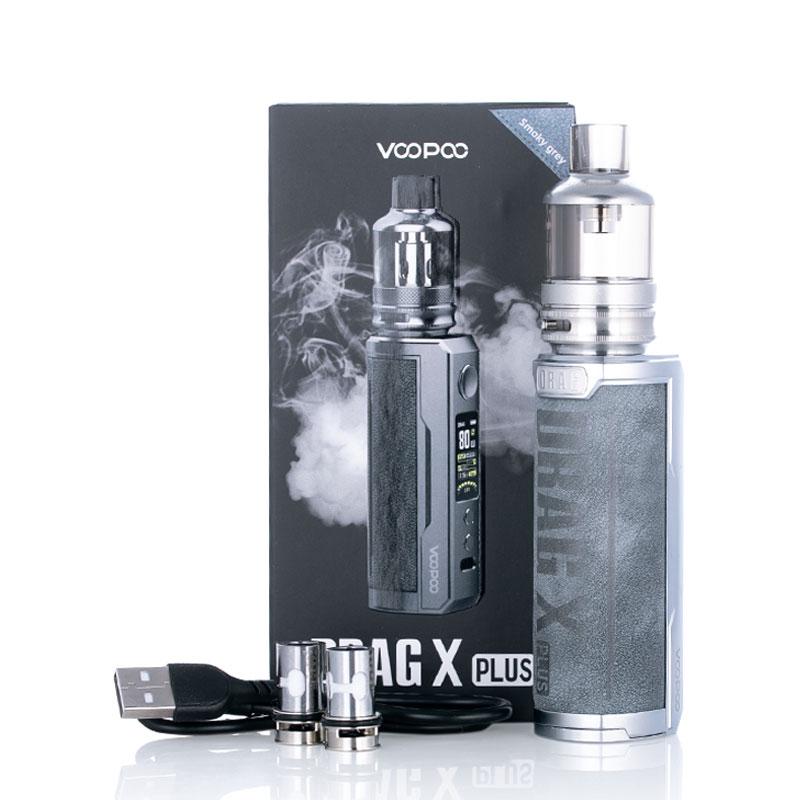 Voopoo Drag X Plus elektronikus cigarettakészlet - füstös szürke