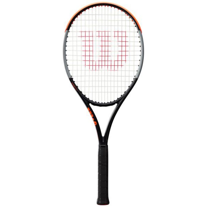 Racheta tenis Wilson Burn 100ULS V4, Maner 3, Negru/Portocaliu/Gri