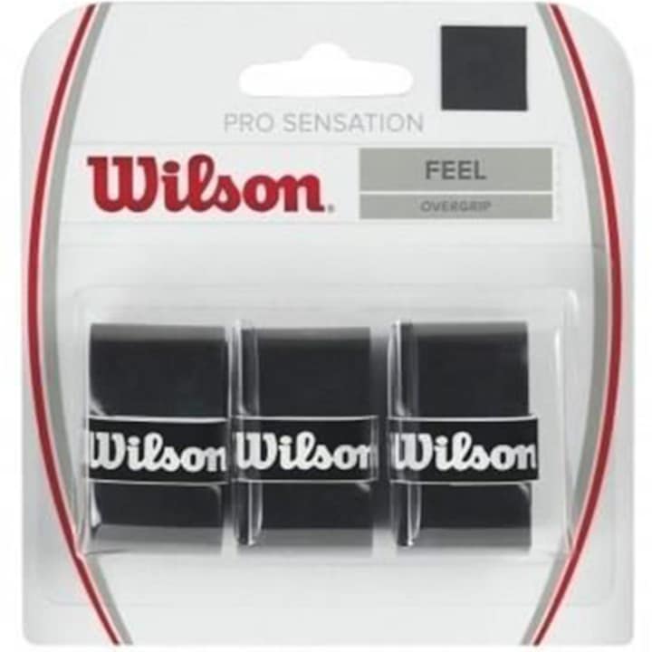 Overgrip tenis de camp Wilson PRO SENSATION, negru