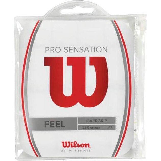 Overgrip Wilson Pro Sensation, 12buc/set, alb
