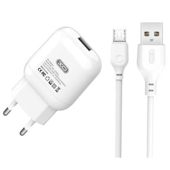 Incarcator retea XO, 2.1A, cu cablu Micro USB Incarcator retea XO, 2.1A, cu cablu Micro USB