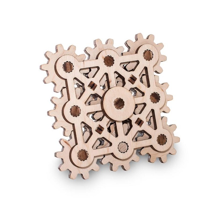 Mini építőkészlet mechanikával Puzzle 3D TWISTER MAXI fából 26 db @ EWA
