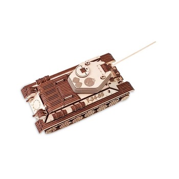 Set constructie cu mecanism Puzzle 3D TANK T-34-85 din lemn 965 piese @ EWA Set constructie cu mecanism Puzzle 3D TANK T-34-85 din lemn 965 piese @ EWA