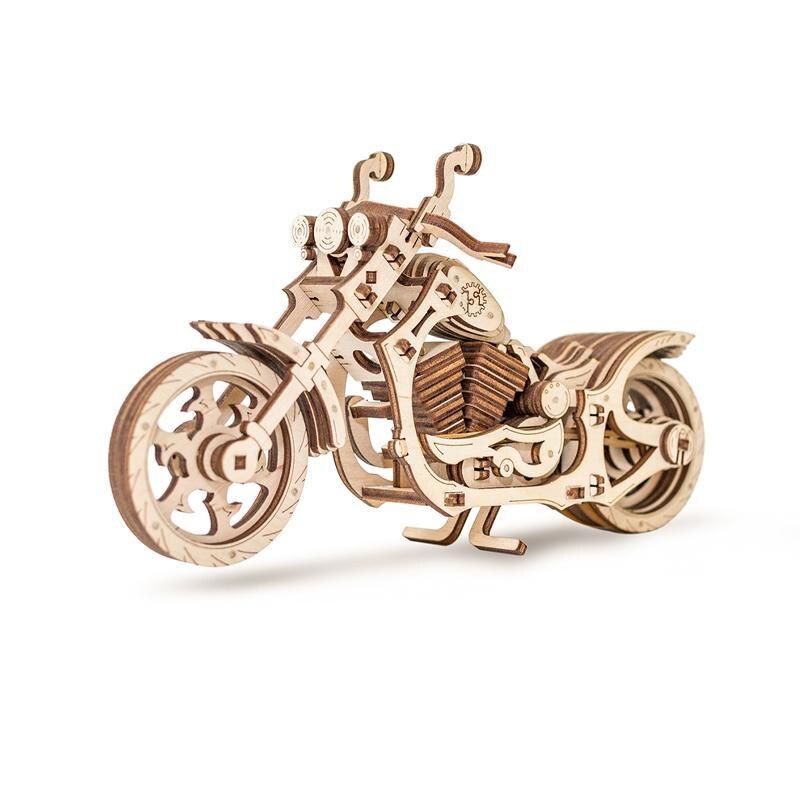 Set constructie cu mecanism Puzzle 3D CRUISER din lemn 152 piese @ EWA