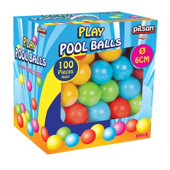 Set 100 de bile Pilsan, plastic Set 100 de bile Pilsan, plastic